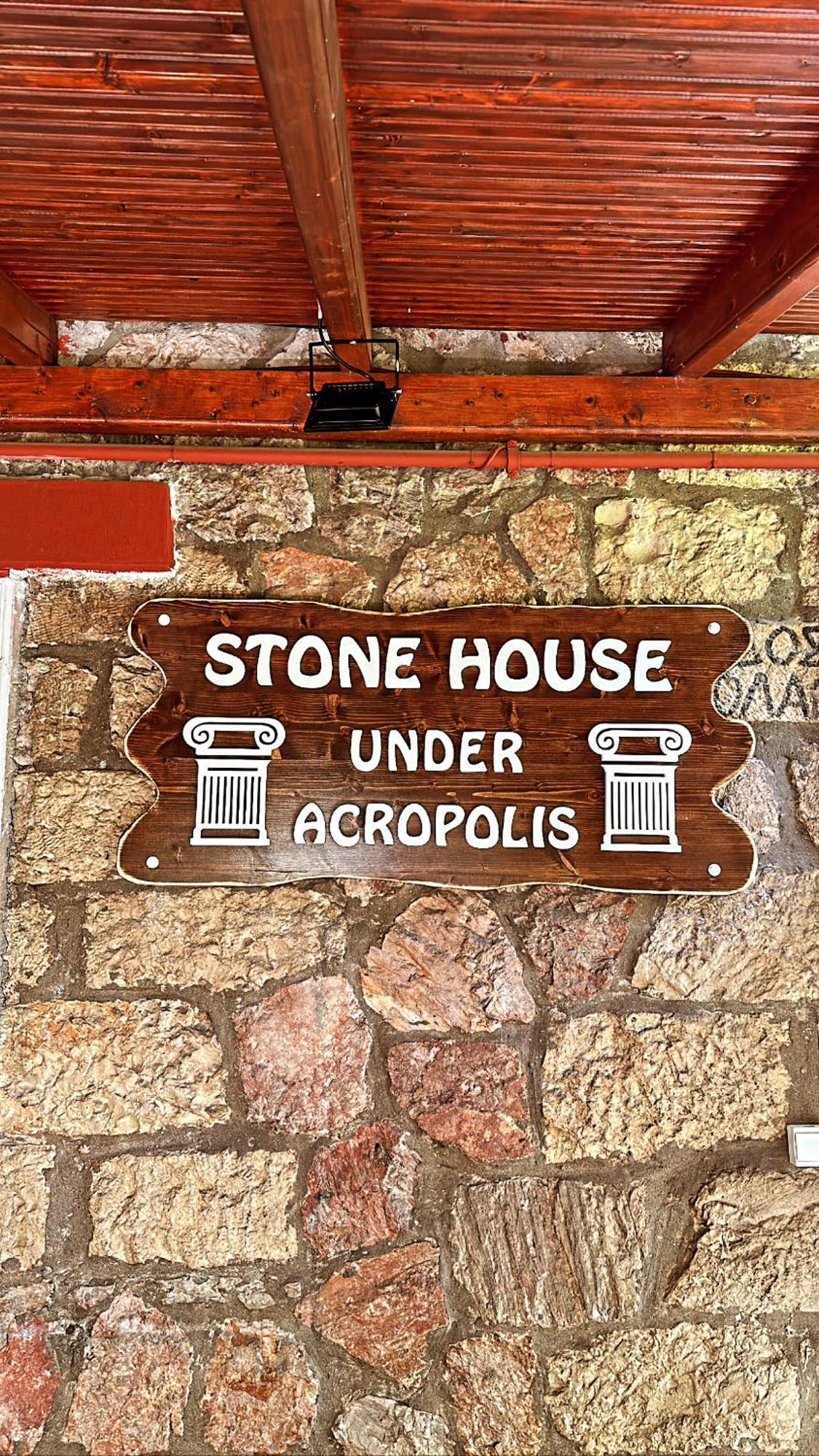 Ferienwohnung Stone house under Acropolis Athen Exterior foto